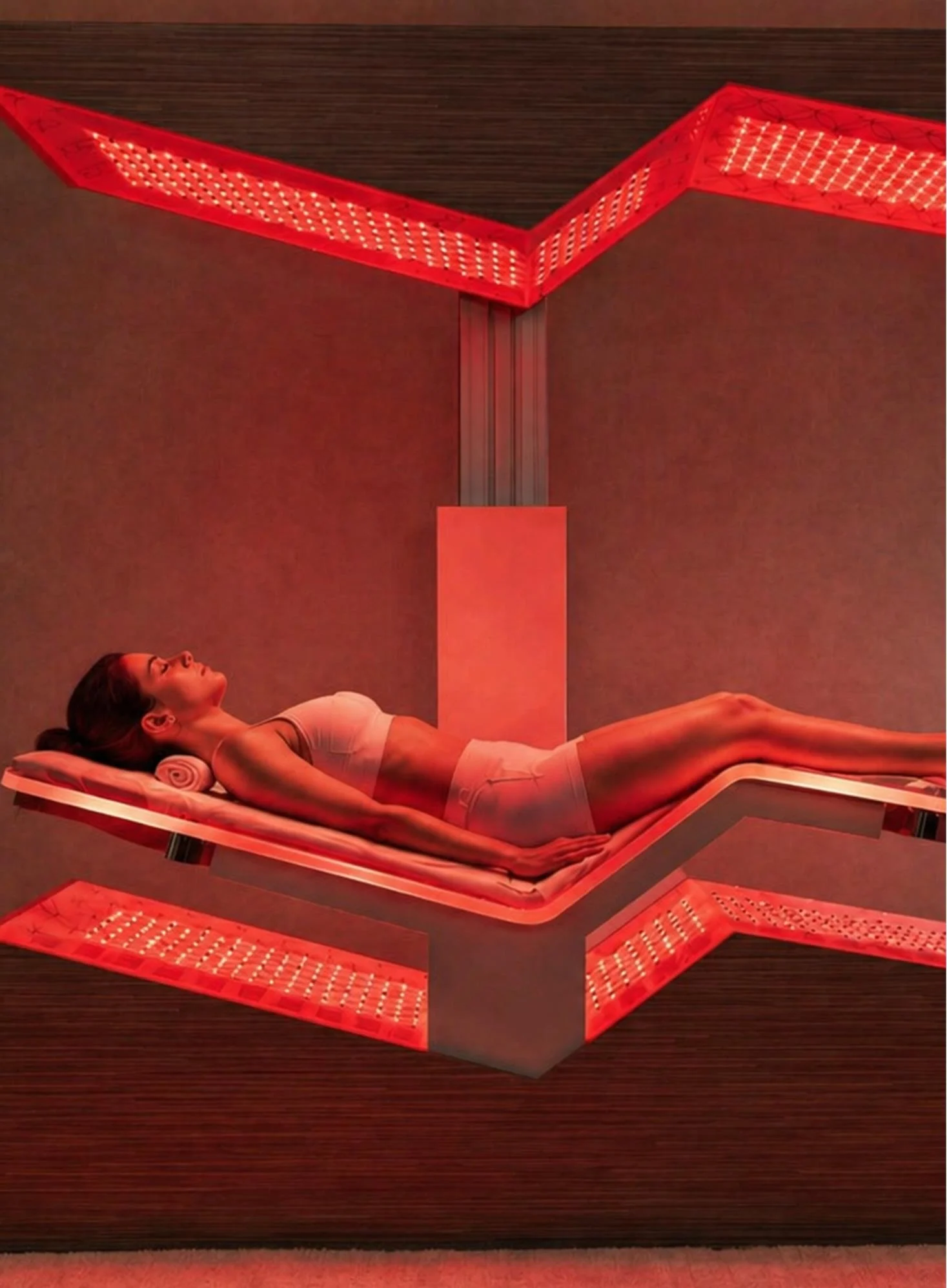 Person relaxing on the Alteon ReVITAL recovery lounger