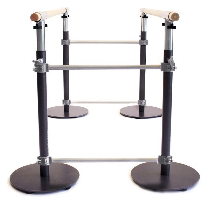 Parallel Stability Barres 6ft (Grey) | TechFit Pilates Pilates equipment India