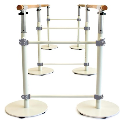 Parallel Stability Barres 12ft (White) | TechFit Pilates Pilates equipment India