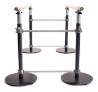 Parallel Stability Barres 8ft (Grey) | TechFit Pilates Pilates equipment India