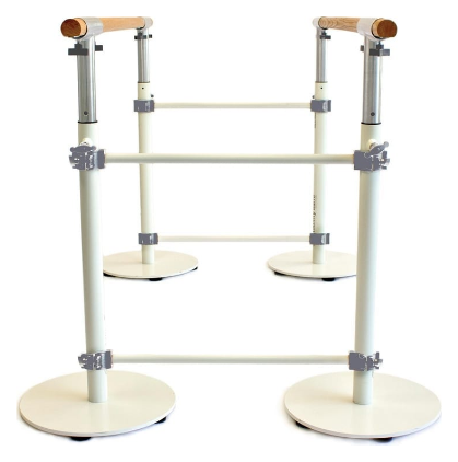 Parallel Stability Barre 8 ft (white) | TechFit Pilates Pilates equipment India