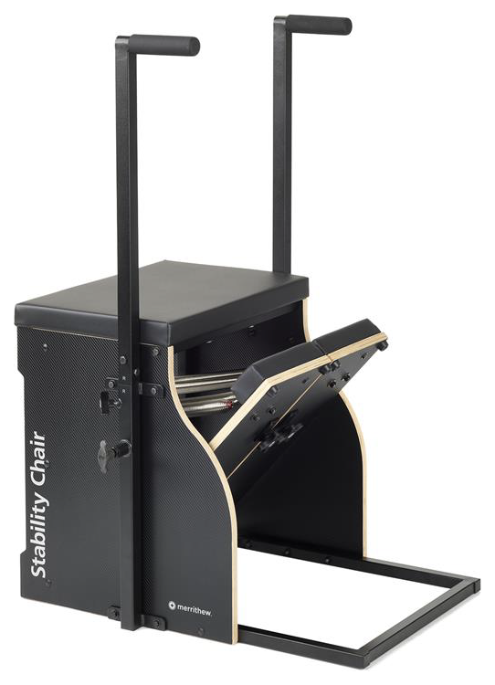 Split Pedal Stability Chair™ (Jet Black) | TechFit Pilates Pilates equipment India