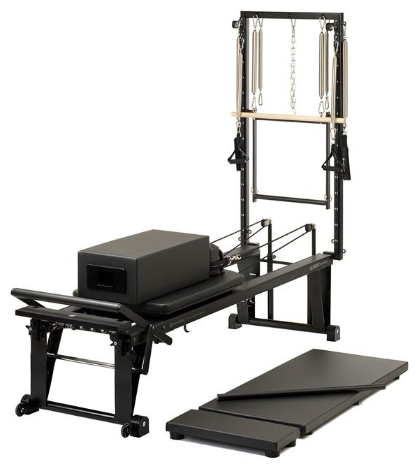 Rehab V2 Max Plus™ Reformer Bundle (Jet Black) | TechFit Pilates Pilates equipment India