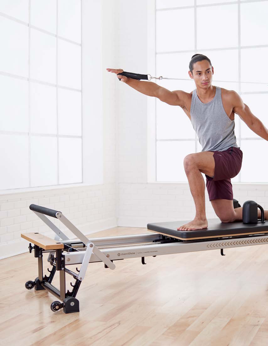 Reformer training in a Pilates studio