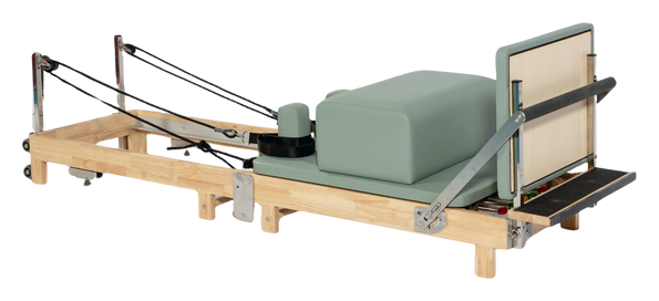 Foldable Oak Reformer | TechFit Pilates Pilates equipment India